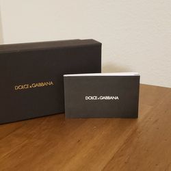 DOLCE &  GABBANA eyeglass Box