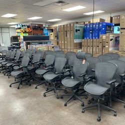 Herman Miller Aeron Remastered Size B Ergonomic Office Chair with Store Warranty And Financing Available!