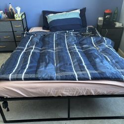 Full size bed Frame And Mattresses 