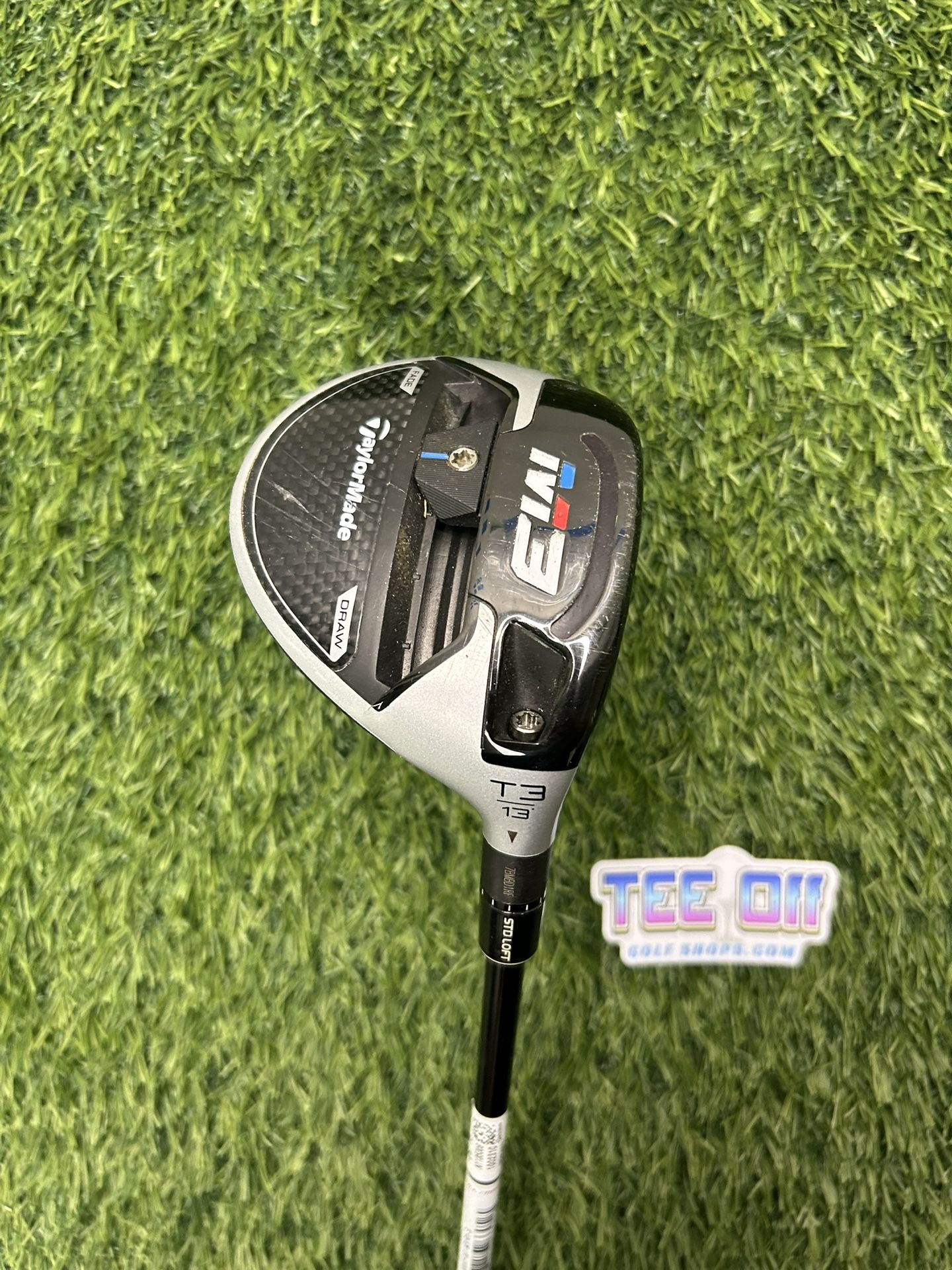 TaylorMade M3 T3W 13 Loft Fujikara Stiff Flex Original Grip RH