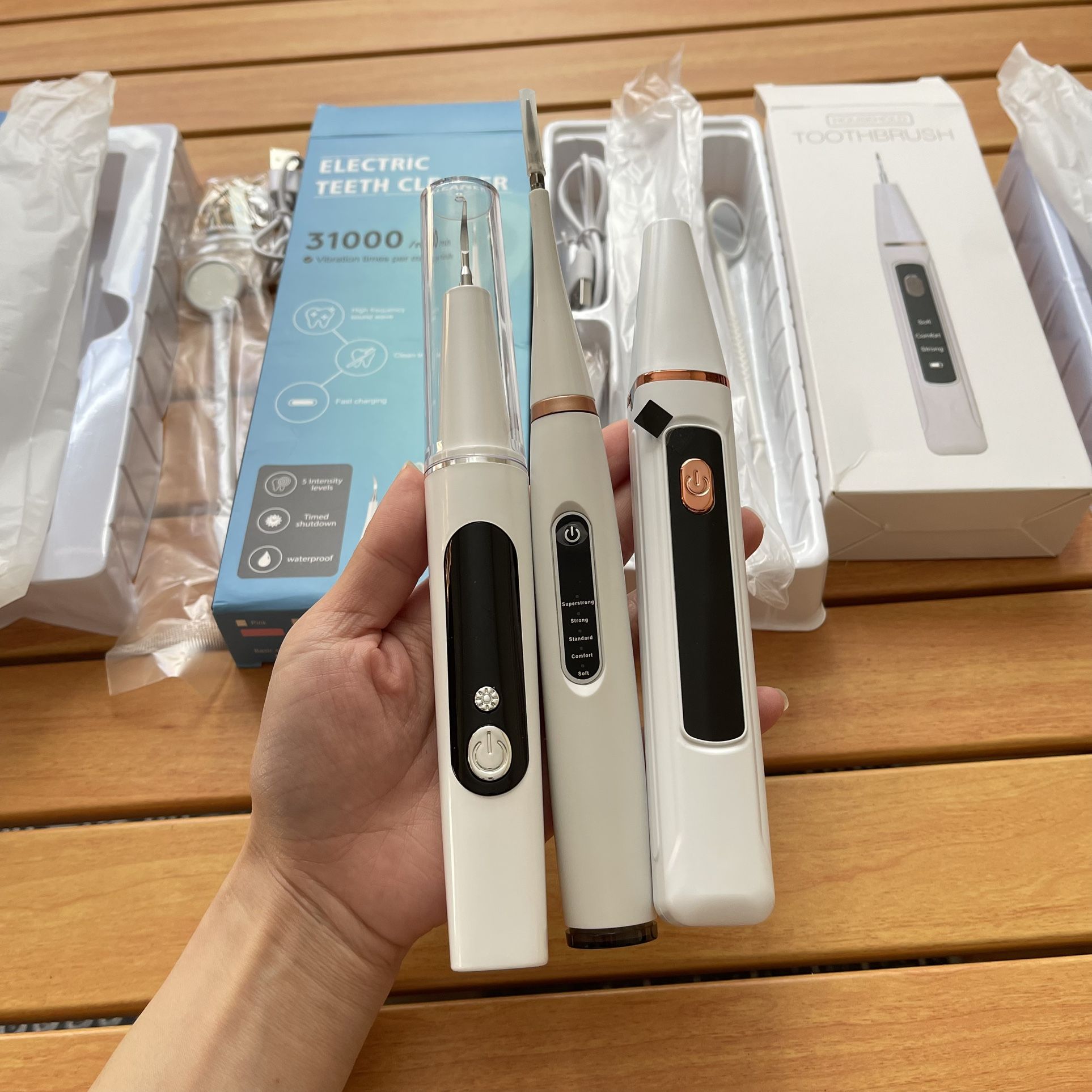 3 Set Rechargeable Teeth Cleaning Kit