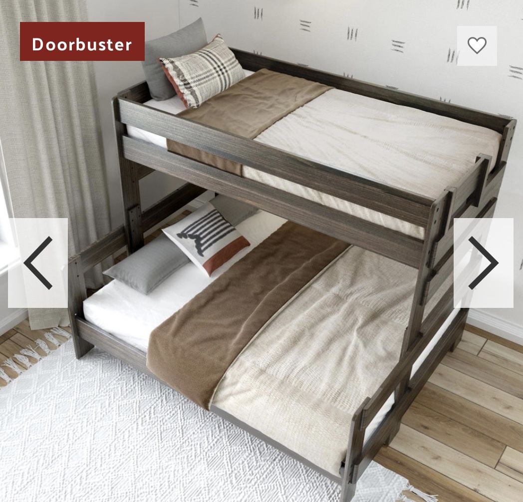 Twin XL over Queen Bunk Bed