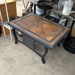 Metal Patio Table