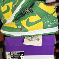 DS NIKE SUPREME SB HIGH QS SIZE 8.5 $180