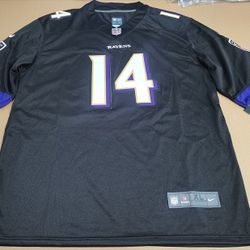 Baltimore Ravens Kyle Hamilton Vapor Black Jersey No. 14
