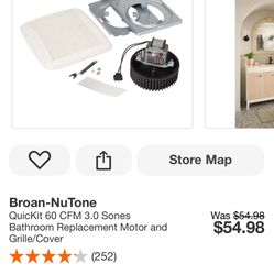 New Bathroom Ventilation Fan 