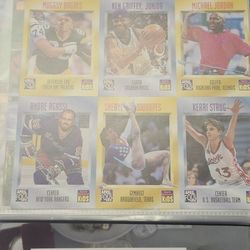 17 pages of sheets with Jordan plus 17 pages 1970/71 baseball cards ! 