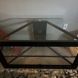 Glass TV stand In Perfect condition