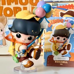 Pop Mart Dimoo World x Pixar Series Dimoo as Russell Figures