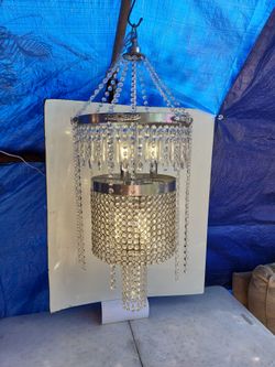Large 3 Tiered Crystal Handmade Chandelier