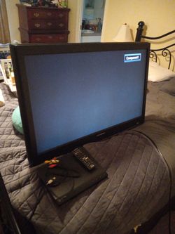 Sylvania TV And Sony DVD Player 