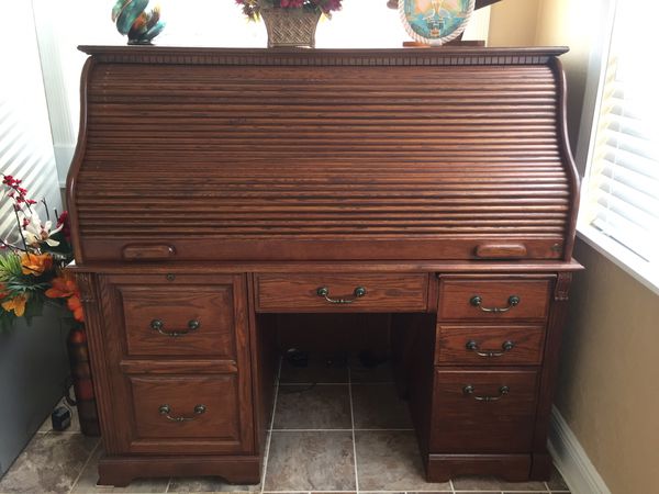 Beautiful Roll Top Desk For Sale In The Villages Fl Offerup