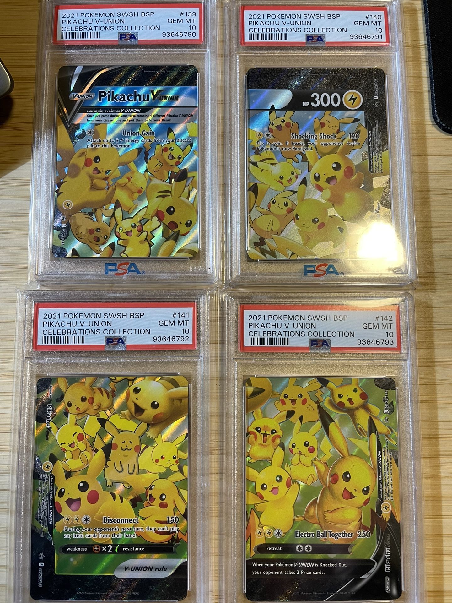pikachu vunion psa 10