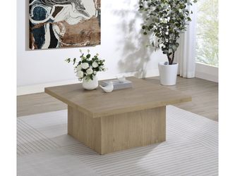 Devar Latte Square Engineered Wood Cocktail Coffee Table