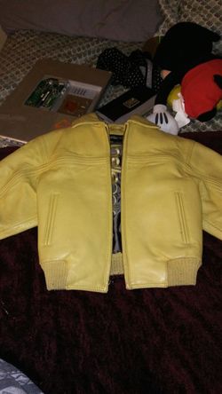 Toddler pelle pelle leather jacket