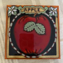 Triton tile painting or hot plate