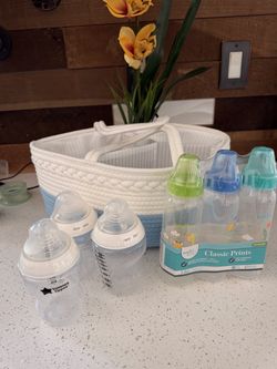 FREE Baby Bottles and storage caddy