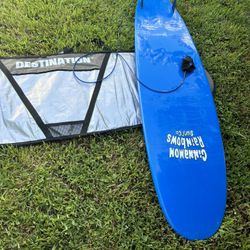 7’ 6” Surfboard with Carrying Bag