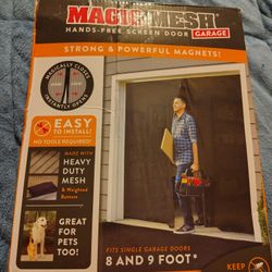 Magic Mesh Garage Door