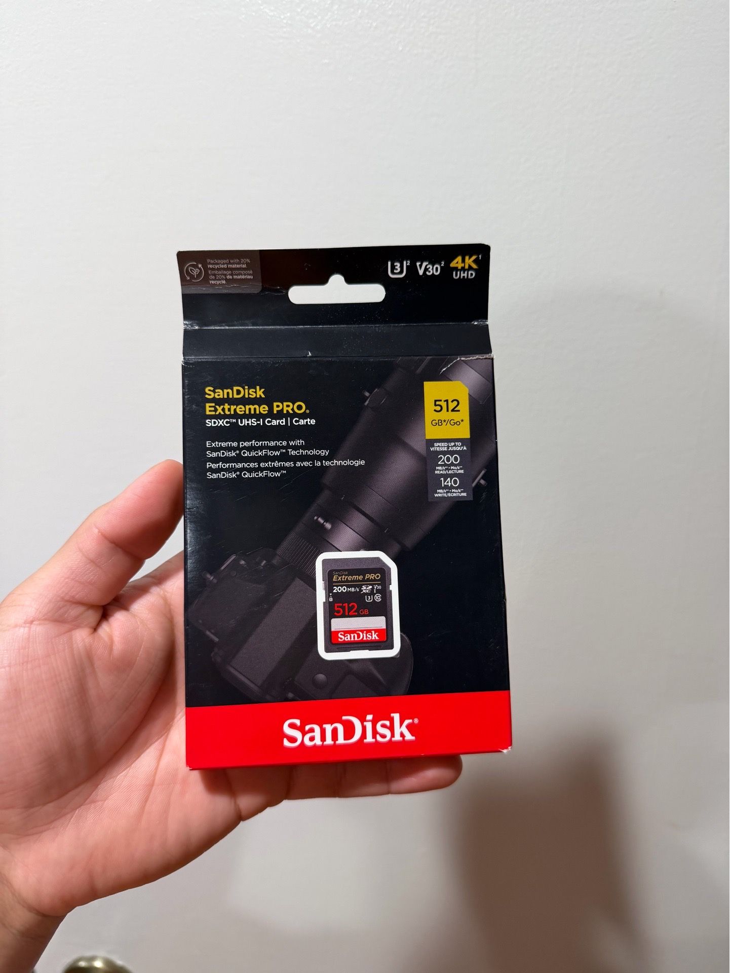 sandisk extreme pro 512gb sd card