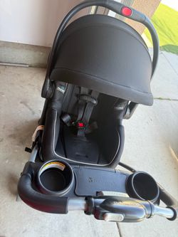 Stroller with car seat and base