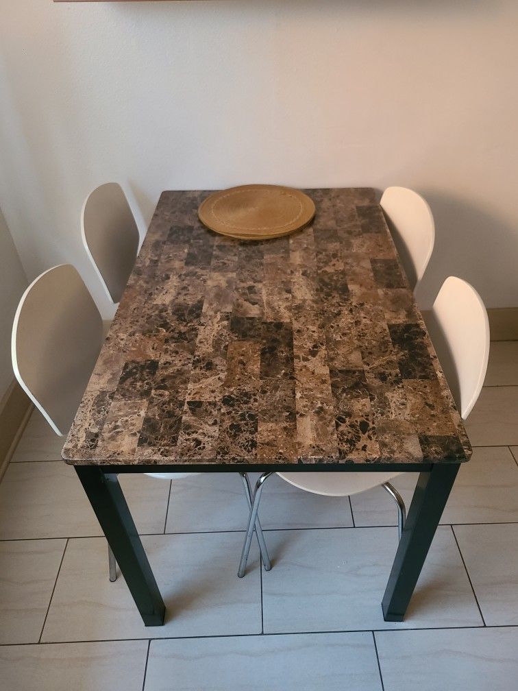 Table + 4 Chairs ($70)