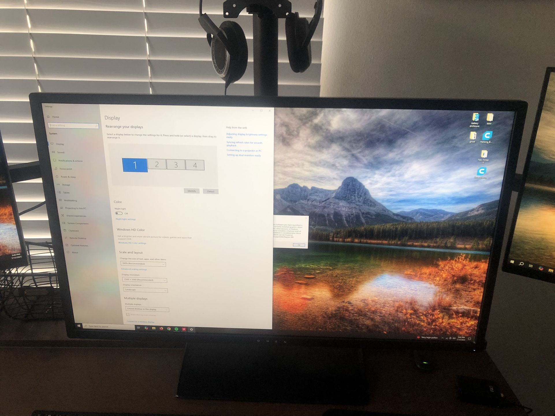 HP OMEN 32 Inch QHD Monitor