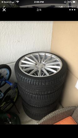 SET OF 4 19’ INCH RIMS AND TIRES Rims size  19x8.5 5x122  ! GREAT DEAL!! GREAT CONDITION!!