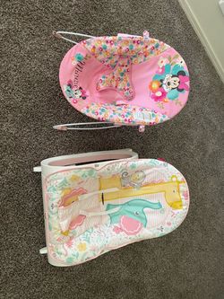 Baby girl bouncer seats