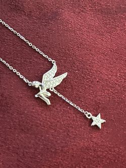 925 Silver Angel Necklace 