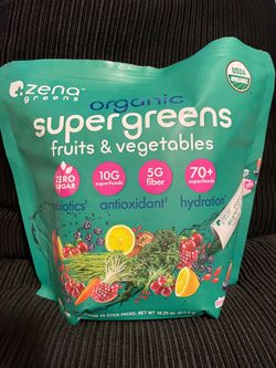 ZENA ORGANIC SUPERGREENS 40 PACK