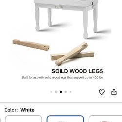 Adjustable Height Piano Bench with Storage, Solid Wood Duet Keyboard Stool, Waterproof Padded Seat Cushion, Multi-Use Bench for Piano, Vanity, Living 