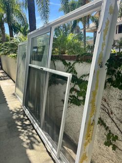 Vinyl sliding door