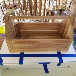 Wooden tool box