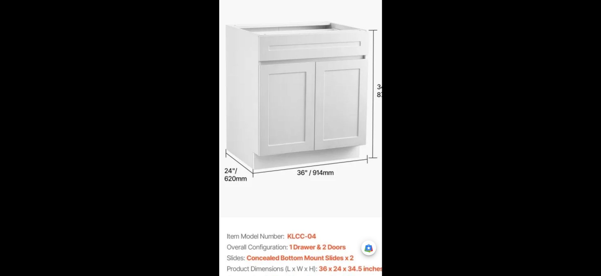 Cabinet White Shaker