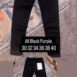 Purple Jeans Straight/Baggy