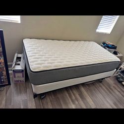 Bed frame And Mattress (can Deliver)