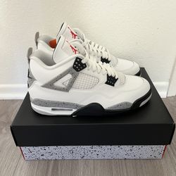 Jordan 4 White Cement