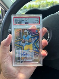 PSA 9 Omarion Hampton Rookies and Stars Auto