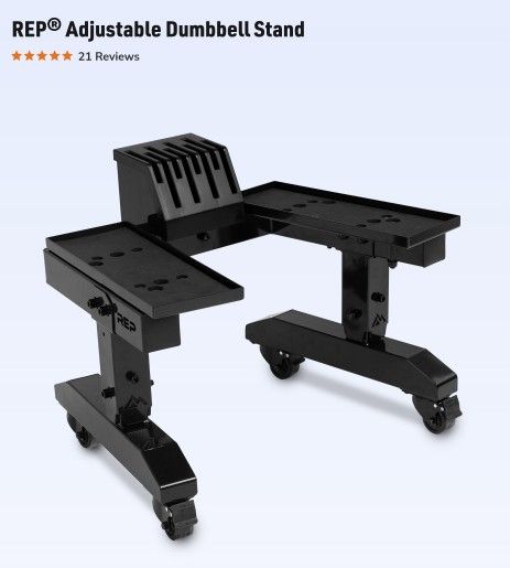 REP® Adjustable Dumbbell Stand
REP® Adjustable Dumbbell Stand (Matte Black)