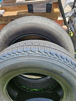 Two different Side tires Check pictures no leaks 40 both