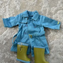 American Girl Doll Raincoat Set