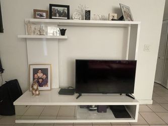 White Entertainment Center