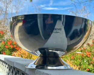 Hennessy Cognac Lrg. Ice Bucket Chiller Double Magnum VS Black Privilege & Scoop