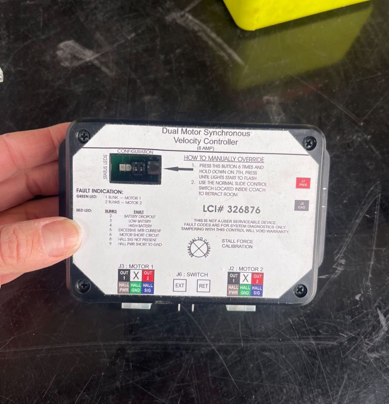 Lippert dual systems synchronous velocity controller