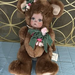 Vintage Porcelain Face Bear 