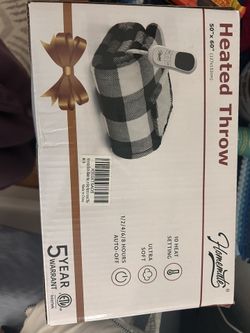 New Heated Throw