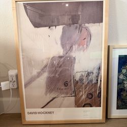 David Hockney Poster Frame 
