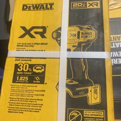 Dewalt DCF845 20v XR Cordless Brushless 1/4 in. 3-Speed Impact Driver (Tool-Only)