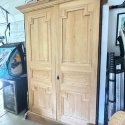 Wooden stoage closet